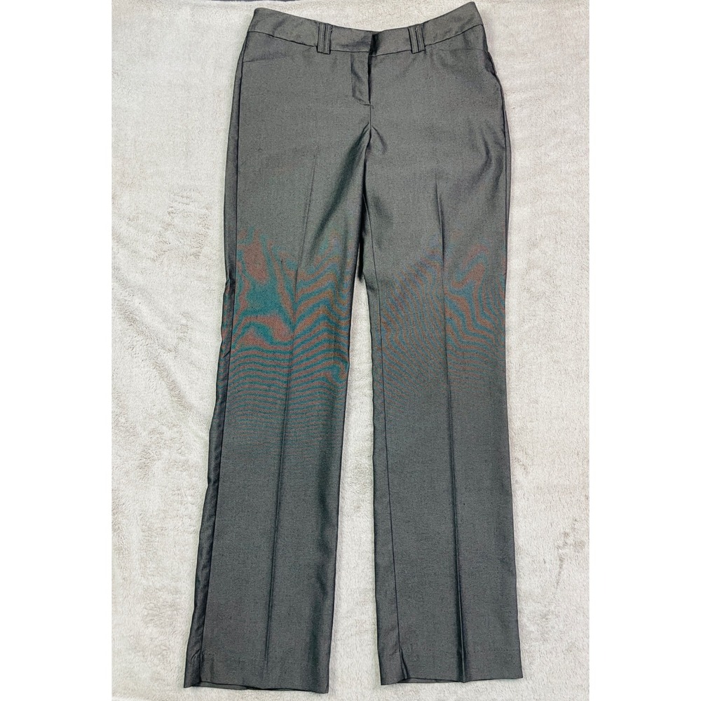 Express Editor Dress Pants Womens 8 Gray Excellent Straight Leg Work Trousers